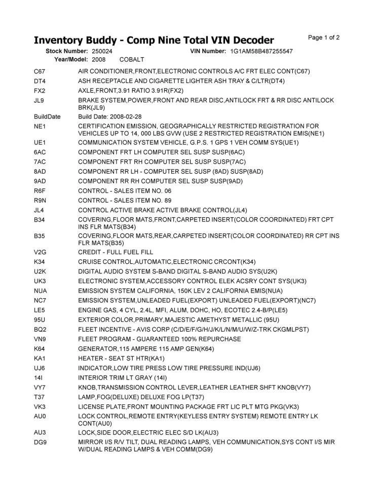 Automatic Transmission 2.4L Fits 08-10 VUE 2679564 - Изображение 2 из 4