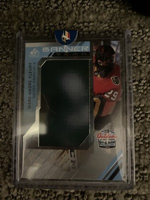 Upper Deck SP Game Used - Lake TAHOE Games Banner Year Relics Marc-Andre Fleury 