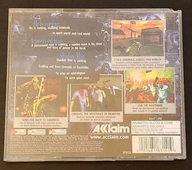 Shadow Man (Sega Dreamcast, 1999) Game + Case + Manual - NO MAP - READ