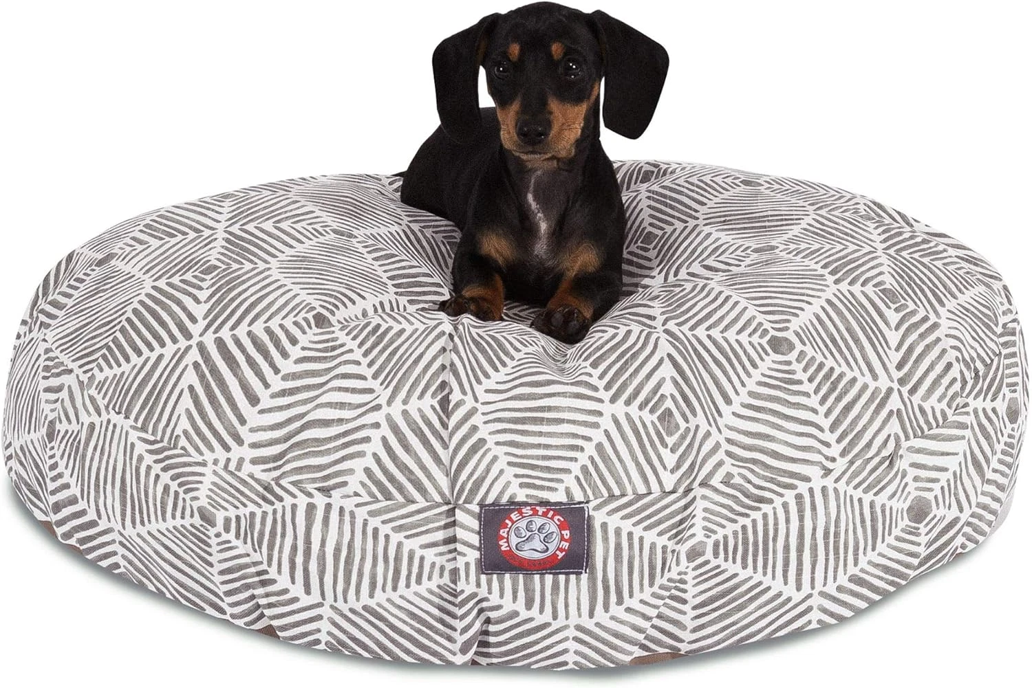 Cozy Charlie Gray Small Round Pet Bed for Ultimate Comfort and Style