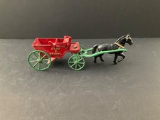 Kenton Cast Iron Sand  Gravel Pull Floor Working Dump Wagon with Single Horse