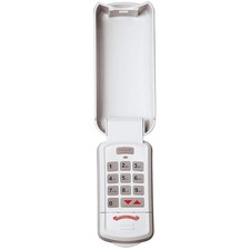 Weatherproof Wireless Keypad - Secure Entry - White, 1 Pack