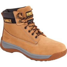 DeWalt Apprentice Mens SB Honey Safety Steel Toe Lace Up Boots - Size 9