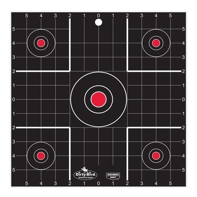 Birchwood Casey Dirty Bird 12'' Sight in Target 100 Sheet One Size, Black