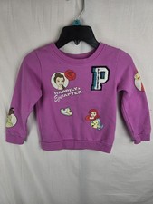 Disney 100th Anniversary Girl's Pink Long Sleeve Sweatshirt Sz 5T