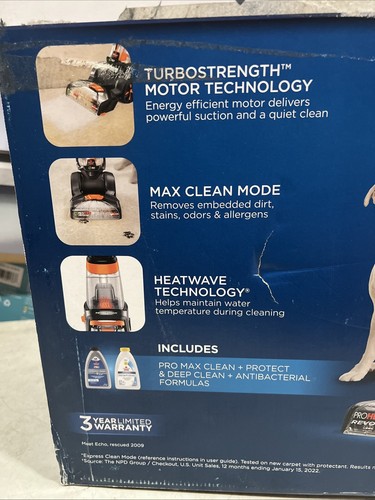 Bissell ProHeat 2X Revolution Pet Full Size Upright Carpet Cleaner, Model 3579 - Picture 5 of 18