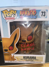 Funko Pop! Naruto Shippuden Kurama #73 Autographed By Paul St Peter JSA authen.