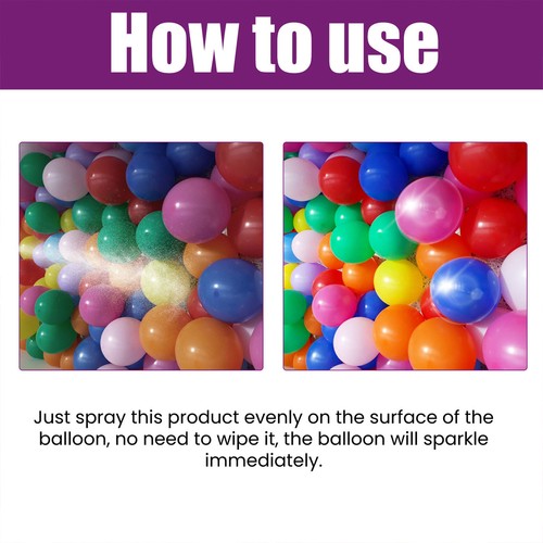 Globo Brillo Iluminador Spray Globo Alto Brillo Spray para Globos de Látex 30 ml - Imagen 8 de 12