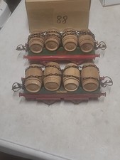 HORNBY Echelle O Lot De 2 WAGON PORTE TONNEAUX En Bois 