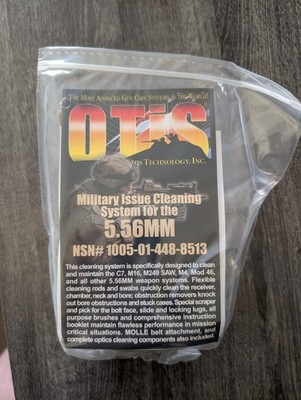 Otis 5.56MM M4/M16 Softpack Cleaning Kit Tan Case, Brush & Swabs