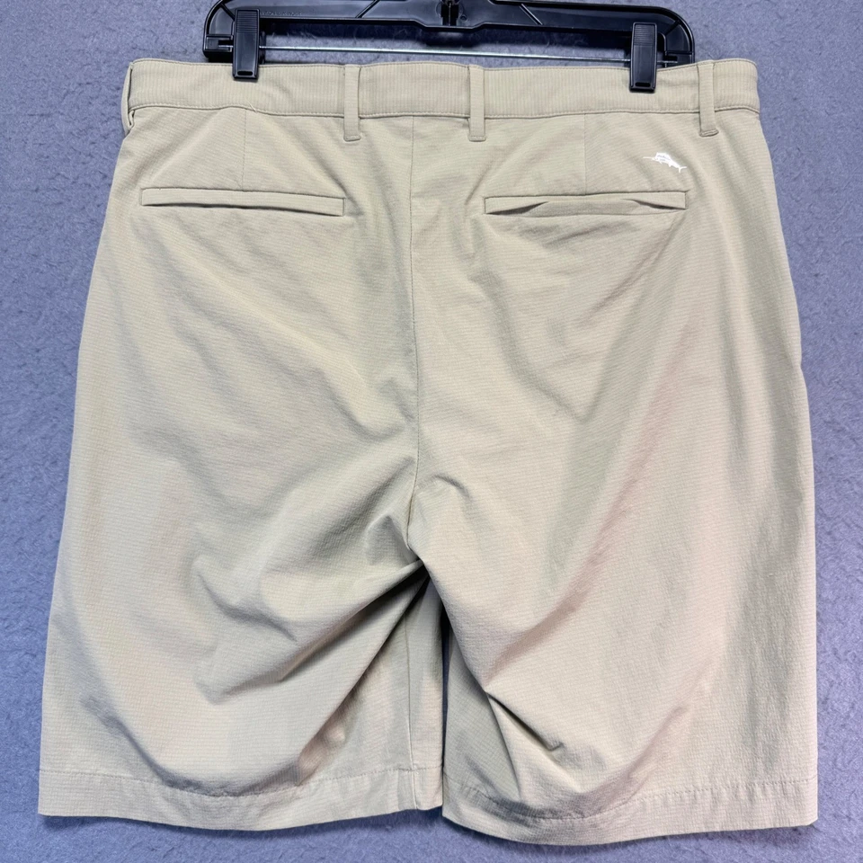 Pantalones Cortos de Golf Tommy Bahama Para Hombre Tostados Talla 35 Texturizados Rendimiento Informales Foto 2 de 4