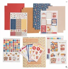Archer & Olive Kit Club At the Fair Journal Planner Set Stickers Washi