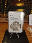 1922 Peace Dollar $1 NGC MS 63 90% Silver