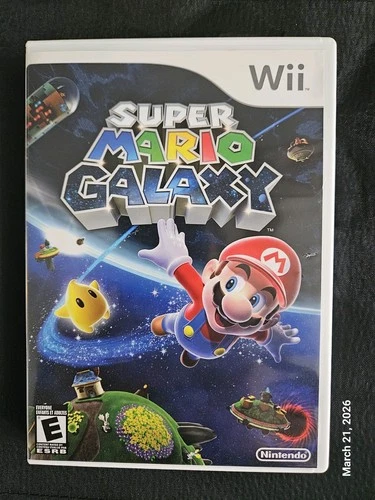 Super Mario Galaxy - Nintendo Wii Tested Working CIB