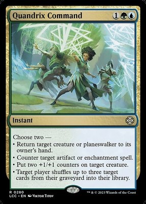 Quandrix Command 280 R Normal LCC MTG NM