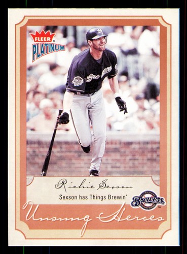 2003 Fleer Platinum Richie Sexson #215 card