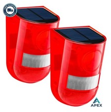 Solar Motion Sensor Alarm 129dB Outdoor Secur...