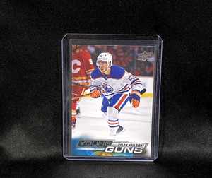 2022-23 Upper Deck Series 2 Young Guns Dylan Holloway #461 Blue Oilers