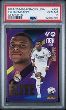 2024 PANINI MEGACRACKS MGK LALIGA EA SPORTS #498 KYLIAN MBAPPE PSA 10