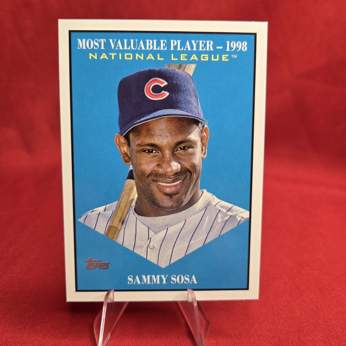 MLB SAMMYSOSA ソーサ　CUBS キャブス 2025 Topps Sammy Sosa MVP 1998 – Chicago Cubs – MV-25 – Clean