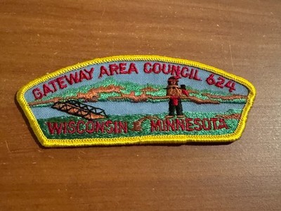 BSA, Pre-FDL First Gateway Area Council Shoulder Patch (CSP) (T-1)