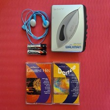 Sony Walkman Cassette Tape Player WM-EX190 MEGA BASS Anti Roll Portable Vintage