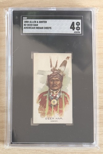 1888 N2 Allen & Ginter #19 Deer Ham — SGC 4
