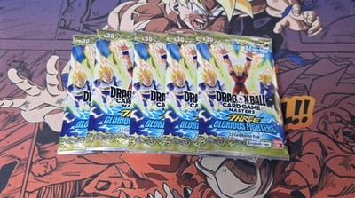DRAGON BALL SUPER MASTERS  THREE GLORIOUS FIGHTERS BT30 5x Booster Pack Bundle