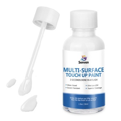 White Paint Multi Surface Semi-Gloss Touch Up 30 Ml,