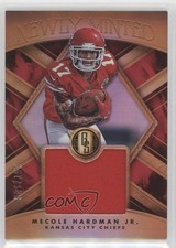 2019 Panini Gold Standard Newly Minted Memorabilia 157/199 Mecole Hardman Jr 7xr