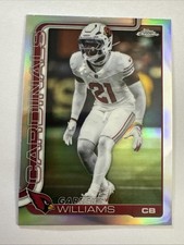 2025 Topps Chrome Football #6 Garrett William Refractor Arizona Cardinals