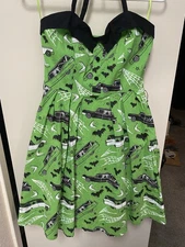 Sourpuss Clothing Vintage Inspired Retro Rockabilly Pinup Halloween Dress 