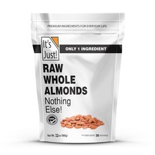 It's Just - Raw Whole Almonds, Grown in California, 32oz 2lbs , 32 Ounce