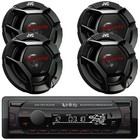 Infinity Alpha 100 Bluetooth Stereo Receiver, 4x JVC 6.5