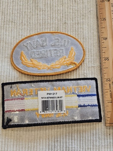 1980s Era USN Navy Vietnam Cold War Cambat Action Retired Patch Set L@@K!!! - Bild 2 von 2