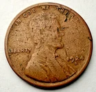 1924-S Lincoln Wheat 1c ~ Fine /F++ Details? ~ Semi Key ~ 1 Coin ~ Deal! ~ C84