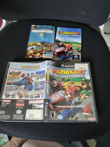 Nintendo Mario Kart: Double Dash!! GameCube Complete Manual Multiplayer Racing