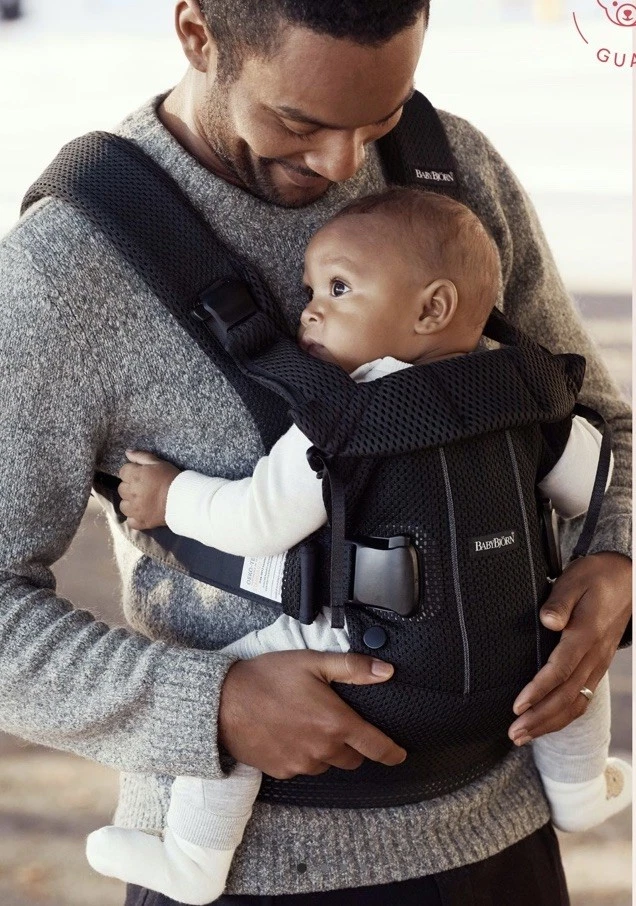 BABYBJORN Baby Carrier One Baby Carrier Black Mesh NEW $249