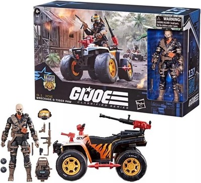 GI Joe Classified Tiger Paw And Wreckage #137 *LIGHT BOX DAMAGE*