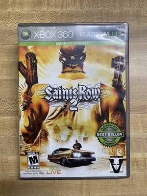 Saints Row 2 Microsoft Xbox 360 Platinum Hits Disc, 2008 Edition