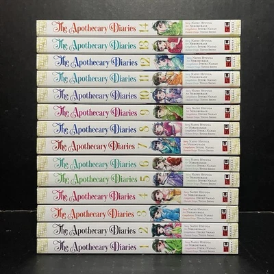 The Apothecary Diaries Manga Volumes 1-14 New English US Authentic Square Enix
