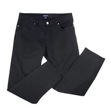 Peter Millar Crown Crafted Wayfare Tailored Fit Pants Black Mens 33/30 Stretch