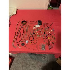 Vintage to Modern Mixed Costume Jewelry Reseller Lot - As-Is Craft Repair