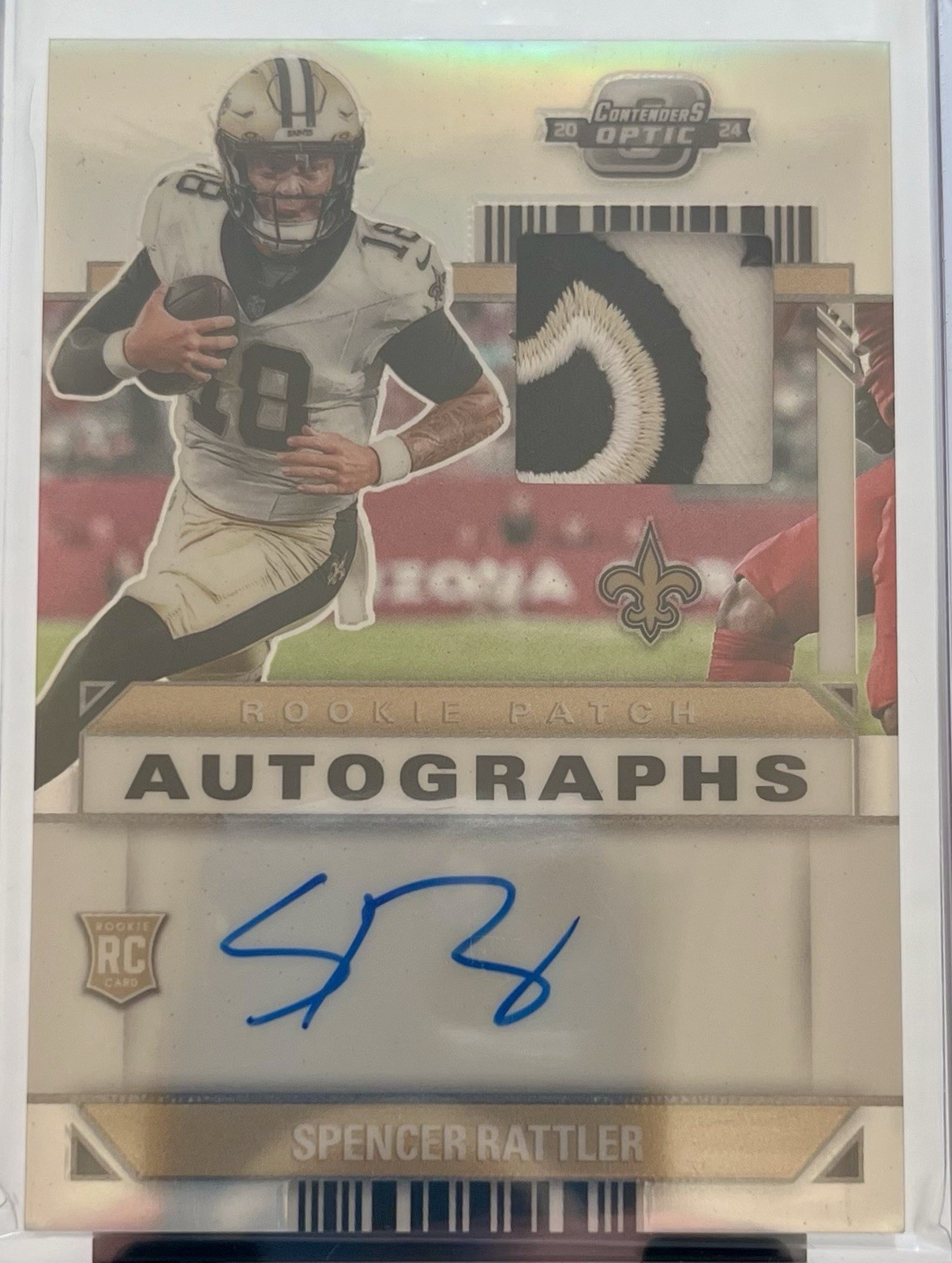 2024 PANINI CONTENDERS OPTIC RPA-SRR SPENCER RATTLER TRUE RPA /75! 🔥