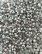 Silver Rhinestone, Flatback NonHotfix, Sparkly Diy, Faceted Rhinestones,