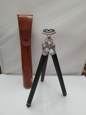 Vtg Ising Tripod Leather Case Bergneustadt Germany Used
