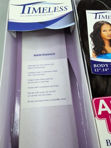 Body Wave #2 Darkest Brown 12” 14” Timeless All-in-One Synthetic Curly Hair - 第 4/5 張圖片