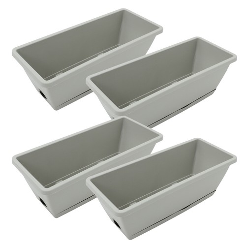 8 Sets of Window Box Planter Vegetable Flower Planter Box Rectangular Flower - Picture 9 of 12