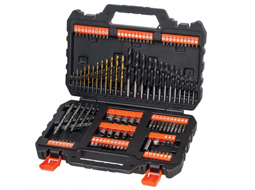 Black \u0026 Decker A7200-xj Drill and Screwdriver Bit Set 109 Units Silver