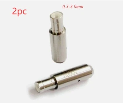 YUSHEN 2pcs EDM Drill Ceramic Electrode White Ceramic Guide 0.3-3.0mm Machine CNC Tool